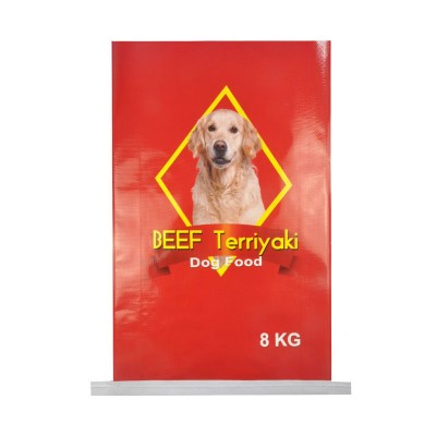 Custom Pp Woven 8kg Side Gusset Laminated Dog Food Packaging Bag