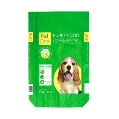 Pp Woven Block Bottom Bag 15kg Custom Wholesale Packaging Bag Pet Dog Food Bags